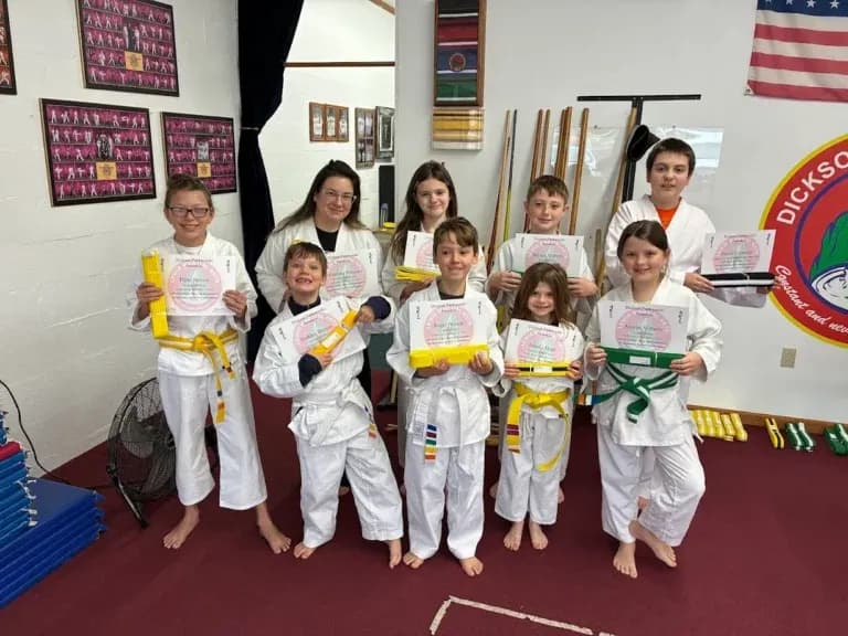 Students training at Lewis Martial Arts